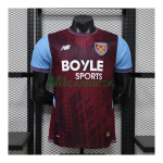 Camiseta West Ham United Primera Equipación 2026/2027 Rojo Oscuro (EDICIÓN JUGADOR)