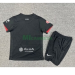 Camiseta RCD Mallorca Tercera Equipación 2025/2026 Negro Niño Kit con Parche La Liga