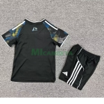 Camiseta Leeds United Tercera Equipación 2025/2026 Negro/Azul/Amarillo Niño Kit