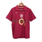 Camiseta BERGKAMP 10 Arsenal Primera Equipación Retro 2005/06