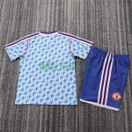 Camiseta Manchester United Segunda Equipación Retro 1991/92 Niño Kit