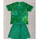 Camiseta de Portero Holanda Mundial 2026 Verde Niño Kit