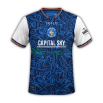 Camiseta Luton Town Segunda Equipación 2025/2026 Azul/Blanco