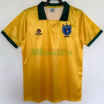Camiseta Brasil Primera Equipación Retro 1988 Amarillo/Verde
