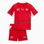 Camiseta Suiza Primera Equipación Mundial 2026 Rojo Niño Kit