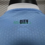 Camiseta Manchester City Primera Equipación 2025/2026 Azul ML (EDICIÓN JUGADOR)