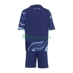 Camiseta Ajax Segunda Equipación 2025/2026 Azul Niño Kit