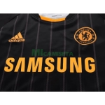 Camiseta Chelsea Segunda Equipación Retro 2010/11 Negro/Naranja Niño Kit