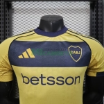 Camiseta Boca Juniors Segunda Equipación 2025/2026 Amarillo (EDICIÓN JUGADOR)