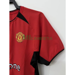Camiseta Manchester United Primera Equipación Retro 2002/04 Rojo