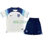 Camiseta Inglaterra Primera Equipación 2022 Niño Kit Mundial