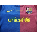 Camiseta Barcelona Primera Equipación Retro 2008/09 Niño Kit ML