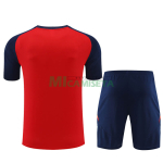 Camiseta de Entrenamiento España Rojo/Azul Marino 2024 Niño Kit