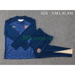 Sudadera De Entrenamiento Barcelona 2024/2025 Kit Azul Oscuro