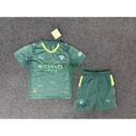 Camiseta Manchester City Cuarta Equipación 2025/2026 Verde Niño Kit