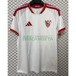 Camiseta Sevilla FC Primera Equipación 2026/2027 Blanco con Parche La Liga