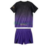 Camiseta Barcelona Segunda Equipación 2026/2027 Negro/Morado Niño Kit