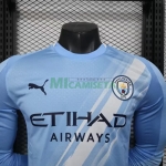 Camiseta Manchester City Primera Equipación 2025/2026 Azul ML (EDICIÓN JUGADOR)
