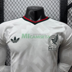 Camiseta México Segunda Equipación Mundial 2026 ML Blanco (EDICIÓN JUGADOR)