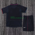 Camiseta Barcelona Tercera Equipación Retro 2002/2003 Rojo/Azul Niño Kit