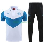 Polo Manchester City 2022/2023 Kit Blanco/Azul