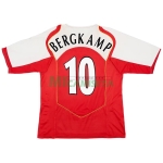 Camiseta BERGKAMP 10 Arsenal Primera Equipación Retro 2004/05
