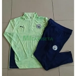 Sudadera De Entrenamiento Manchester City 2025/2026 Verde Claro con Estampado