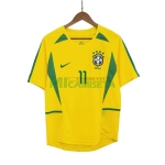 Camiseta RONALDINHO 11 Brasil Primera Equipación Retro 2002/03