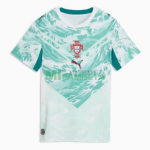 Camiseta Portugal Segunda Equipación Mundial 2026 Verde/Blanco Mujer