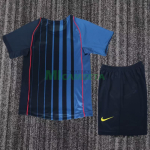 Camiseta Barcelona Segunda Equipación Retro 2004/05 Azul/Azul Marino Niño Kit