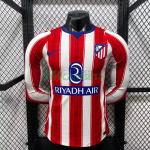 Camiseta Atlético de Madrid Primera Equipación 2026/2027 ML Rojo/Blanco (EDICIÓN JUGADOR)