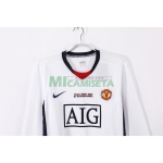 Camiseta Manchester United Segunda Equipación Retro 2008/09 ML