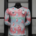 Camiseta Bélgica Segunda Equipación Mundial 2026 ML Rosa/Azul Claro (EDICIÓN JUGADOR)