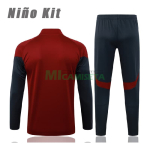 Sudadera De Entrenamiento Arsenal 2025/2026 Niño Kit Rojo/Azul Marino