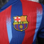 Camiseta Barcelona Cuarta Equipación 2025/2026 Azul/Rojo (EDICIÓN JUGADOR)