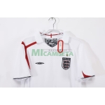 Camiseta Inglaterra Primera Equipación Retro 2006 Blanco