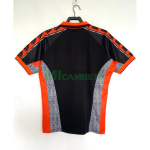Camiseta AS Roma Tercera Equipación Retro 1998/99 Negro/Naranja/Gris