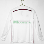 Camiseta Real Madrid Primera Equipación Retro 2014/15 ML Blanco