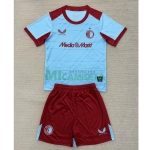Camiseta Feyenoord Tercera Equipación 2025/2026 Azul Cielo/Rojo