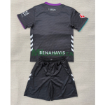 Camiseta Málaga CF Segunda Equipación 2025/2026 Negro con Parche La Liga