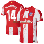 Camiseta M. Llorente 14 Atlético de Madrid Primera Equipación 2021/2022