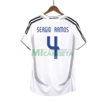 Camiseta SERGIO RAMOS 4 Real Madrid Segunda Equipación Retro 2006/07