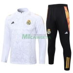 Sudadera De Entrenamiento Real Madrid 2024/2025 Kit Blanco/Gris