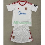Camiseta Sevilla FC Primera Equipación 2025/2026 Blanco con Parche La Liga