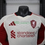 Camiseta Liverpool Segunda Equipación 2025/2026 ML Blanco (EDICIÓN JUGADOR)