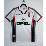 Camiseta AC Milan Segunda Equipación Retro 1997/98 Blanco
