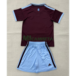 Camiseta Aston Villa Primera Equipación 2026/2027 Borgoña Niño Kit
