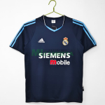 Camiseta Real Madrid Segunda Equipación Retro 2003/04 Azul Marino