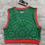 Top corto México Primera Equipación Mundial 2026 Verde Mujer