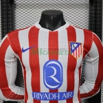 Camiseta Atlético de Madrid Primera Equipación 2025/2026 ML Rojo/Blanco (EDICIÓN JUGADOR)